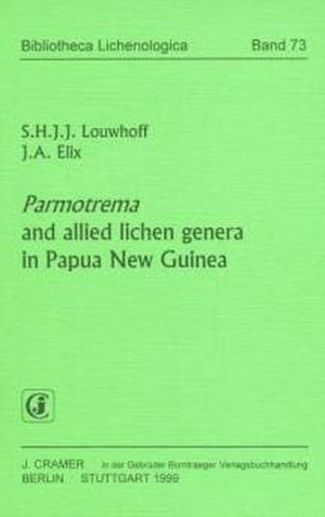 Honighäuschen (Bonn) - A revision of the genus Parmotrema (Ascomycotina: Parmeliaceae) in Papua New Guinea has shown it to comprise 50 species. Twelve species are new records for Papua New Guinea and six are described as new to science: Parmotrema kurolawianum, P. malonprotocetraricum, P. menyamyaense, P. sipmanii, P. verrucatum and P. watutense. The new combination Parmotrema proeinsuetum (Hale) Louwhoff & Elix is made. Fourteen of the 50 species of Parmotrema are considered endemic to Papua New Guinea. A key and descriptions of the species are given, and the synonymy, chemistry, distribution, ecology and taxonomic affinities of each species discussed. In addition, three species of Rimelia and one of Canomaculina have been identified for Papua New Guinea, and these are also described.