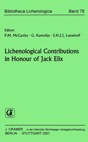 Honighäuschen (Bonn) - This volume features 30 contributions by 54 authors on the occasion of the 60th birthday of Jack Elix in 2001. The contributions to this Festschrift cover new or otherwise interesting lichens.