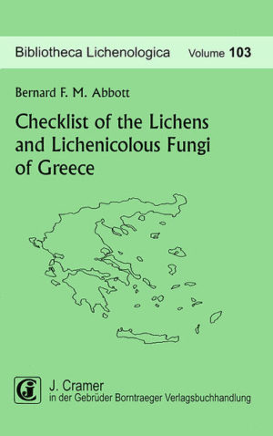 Honighäuschen (Bonn) - This book brings together the results from over 2000 years of investigations into Greek lichens by workers from many countries. Greece has a rich lichen flora but it is not well known, in large part because previous publications are scattered through a wide, and often obscure, literature. This comprehensive and detailed checklist puts the study of Greek lichens onto a firm foundation, and will be indispensible for any botanist with an interest in Greece. Lichenologists throughout the Balkans and the eastern Mediterranean region will also find it of value.