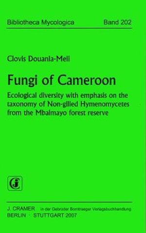 Honighäuschen (Bonn) - Fungi of Cameroon is a contribution towards assessing the current macrofungal diversity associated with the ecosystems of Cameroon's southern forests, and evaluates the impact of deforestation and slash-and-burn on fungal communities and tracks the occurrence and changes to the fungal communities through the seasonal climatic variations (rainfall). During three forays in different seasons, more than seven-hundred fungal samples were collected, all of which are described and characterised. 78% of these were basidiomycetes, while ascomycetes accounted for 21% of the samples. The identification of about 85% of all collected specimens with modern mycotaxonomic techniques has yielded a total of 271 distinct species, belonging to 110 genera in 58 families. The volume provides compiled keys at the family, genus and species level, followed by micro- and macromorphological descriptions of different taxa, providing data on habitat, local and worldwide distribution where available. A full description is provided fore each species, supported by reliable line-drawings and often SEM images for ornamented basidiospores. The overall recorded species were new to the Mbalmayo forest reserve, while 75 of the described species were new to Cameroon, and eleven new mycobiota were described, plus one combination. The greatest fungal diversity was observed in forest stands, declining towards fallows and cropland. A distinct reduction of the diversity of wood and litter-dependent fungal species can be observed where land conversion takes place which is a definite threat to fungal species. As expected, seasonal variations fundamentally influence and govern the fruition and composition of the fungal communities studied.