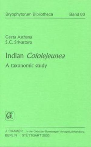 Honighäuschen (Bonn) - The present study on Cololejeunea (Spruce) Schiffn. includes the taxonomic treatment of 30 species recognized in the Indian subcontinent, in the following six subgenera: Aphanolejeunea (Evans) Benedix [4 species], Chlorolejeunea Benedix [I species], Cololejeunea Spruce [5 species], Leptocolea (Spruce) Schiffn. [6 species], Pedinolejeunea Benedix ex Mizut. [11 species] and Taeniolejeunea (Zwickel) Benedix [3 species]. It includes Cololejeunea (Aphanolejeunea) truncatifolia (Horik.) Mizut., C. (A.?) hyalina sp. nov., C. (A.) karnatakensis sp. nov., C. (A.) nilgiriensis sp. nov., C. (Chlorolejeunea) madothecoides (Steph.) Benedix, C. (Cololejeunea) jelinekii Steph., C.(C.) haskarliana (Lehm. & Lindenb.) Schiffn., C. (C.) mizutaniana Udar & Srivastava, C. (C.) pseudoplagio-phylla Wu & Lou, C. (C.) spinosa (Horik.) Pandé & Misra, C. (Leptocolea) ceylanica Onraedt, C. (L.) gottschei (Steph.) Mizut., C. (L.) trichomanis (Gottsche) Steph., C. (L.) longifolia (Mitt.) Benedix ex Mizut., C. (L.) minutissima (Smith) Schiffn., C. (L.) siangensis sp. nov., C. (Pedindolejeunea) cardiocarpa (Mont.) Evans, C. (P.) ceratilobula (Chen) Schust., C. (P.) foliicola Srivastava & Srivastava, C. (P.) furcilobulata (Berrie & Jones) Schust., C. (P.) latilobula (Herzog) Tixier, C. (P.) kashyapii Udar & Srivastava, C. (P.) lanciloba Steph., C. (P.) planissima (Mitt.) Abeyw., C. (P.) producta (Mitt.) Hatt., C. (P.) sigmoidea Jovet-Ast & Tixier, C. (P.) udarii sp. nov., C. (Taeniolejeunea) appressa (Evans) Benedix, C. (T.) floccosa (Lehm. & Lindenb.) Schiffn. and C. (T.) pseudo-floccosa (Horik.) Benedix. Of these, five species are new to science and six species: C. truncatifolia, C. ceratilobula, C. latilobula, C. ceylanica, C. trichomanis and C. floccosa, are new records for India. The subgenus Aphanolejeunea is mainly characterized by the fragile nature of the plants, distantly arranged leaves often with dimorphic lobules, Aphanolejeunea-type of lobular teeth and Aphanolejeunea-type branching. The subgenus Chlorolejeunea is mainly characterized by a massive type of stem anatomy (17 + 7) in contrast to the highly reduced stem anatomy (5 + 1) of the genus. The subgenus Cololejeunea is mainly characterized by well developed dorsal papillosity on the leaf-cells. The subgenus Leptocolea is mainly characterized by the crenate or dentate leaf-lobe margin and leaf-cells being usually without dorsal papillosity (when present, restricted to marginal leaf-cells or younger portion of the plants only). The subgenus Pedinolejeunea is mainly characterized by dimorphic leaf-cells (chlorophyllous and hyaline: rectangulate, elongated or linear-flexuose) and ligulate lobule with apical hyaline papilla. The subgenus Taeniolejeunea is mainly characterized by the presence of ocelli, forming a vitta. This work incorporates a review of the past and present status of Cololejeunea, the previous work done by different authors, taxonomic parameters used for delimiting the species, morphological descriptions of the genus Cololejeunea, its subgenera as well as species and keys to segregate subgeneric groups and species. It also includes relevant synonymy, characteristics of the species, full references to the specimens examined, geographical distribution, notes on ecology and a discussion to highlight the specific differences, affinities and elucidation of those features which have not been taken into consideration so far. The work is supplemented with 44 plates of line drawings, 9 photoplates, including LM & SEM photographs. Besides, three tables, showing the past and present status of genus Cololejeunea, its subgenera as well as its Indian species have been provided. An additional table showing the distribution of 30 species within the Indian subcontinent along with their habitats has also been provided. Cololejeunea is a tropical-subtropical genus and preferentially grows on living leaves. Other habitat preferences are bark, rock and earth. In the Indian subcontinent, southern India is the richest territory with 23 species followed by the east Himalayan territory with 17 species and then the west Himalayan territory with two species. Central India has the poorest Cololejeunea flora, with only single species, (C. latilobula) which is also known from southern India, eastern and western Himalayas.