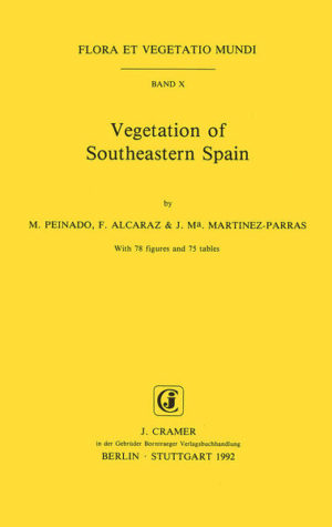 Honighäuschen (Bonn) - A description of the vegetation in the Murcian-Almeriense province (Southeastern Spain) has been carried out. It includes e.g. Environmental features, bioclimatology, biogeography, phytosociological synthesis and taxonomy. A total of 78 figures (maps, climatic diagrams, drawing of transects and natural landscapes, species iconography and others) are also included. This work is an exhaustive bibliographic botanical compilation concerning the vegetation of the Spanish Southeast.