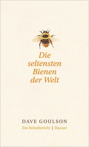 Honighäuschen (Bonn) - Wenn wir Bienen und Hummeln retten wollen, müssen wir uns auf die Suche nach ihren seltensten Arten begeben. Um zu verstehen, warum sie verschwinden, aber auch, um diese faszinierenden Geschöpfe in Erinnerung zu behalten. Der Biologe Dave Goulson hat sich an ihre pollenbestäubten Fersen geheftet. Egal, ob er den Kampf der Goldenen Patagonischen Hummel gegen invasive Arten beschreibt oder auf den Äußeren Hebriden die letzten Deichhummeln Großbritanniens aufspürt: Immer ist seine Leidenschaft für die Wildbestäuber ansteckend. Und seine Tipps, wie wir in unserer unmittelbaren Umwelt Bienen vor dem Sterben bewahren, machen unbändige Lust darauf, den heimischen Balkon mit Beinwell zu bepflanzen.