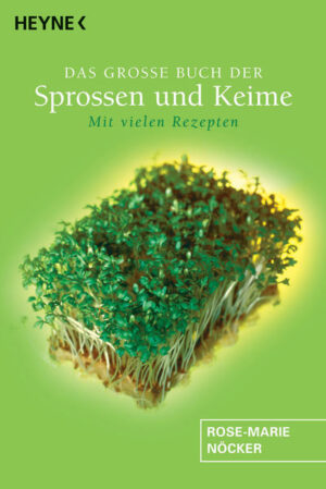 Dieses Grundlagenwerk liefert in Wort und Bild präzise Arbeitsanweisungen. Rose-Marie Nöcker vermittelt Geschichte, Heilnutzen und Rezepte. Joop Greypink hält die Entwicklung vom Samen zu Sproß und Grünkraut in einzigartigen Fotos fest. So wächst der Zimmergarten kinderleicht. -Sprossen - erntefrische Köstlichkeiten -Sprossen - höchste Lebensmittelqualität -Sprossen - preiswert und saisonunabhängig -Sprossen - für Gesundheit und Schönheit Ein Naturbuch, Gesundheitsbuch und Rezeptbuch in einem. Mit vielen Rezepten und Farbfotos.