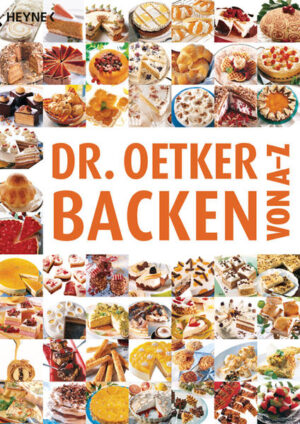 Darf in keiner Küche fehlen! Wieso Rezepte sammeln, wenn man alles in einem Buch haben kann? Ob Kuchen, Torten oder Plätzchen, Brot, Brötchen oder pikantes Gebäck - dieses umfassende Backlexikon macht Anfängern Lust aufs Backen und liefert Könnern neue Anregungen. Alle Rezepte sind von Dr. Oetker erprobt, Schritt für Schritt beschrieben und gelingen einfach immer. Nachbacken dringend empfohlen!