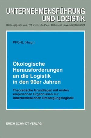 Honighäuschen (Bonn) - Offensichtlich befindet sich die bisher als sozial zu bezeichnende Marktwirtschaft der Bundesrepublik Deutschland im Übergang zu einer sozialen und ökologischen Marktwirtschaft. Vor allem drei Trends im Umweltschutz sind es, die die Unternehmen dazu zwingen, ökologische Bedürfnisse der Konsumenten zu befriedigen: Die zunehmende staatliche Gesetzgebung, die die Schonung der natürlichen Umweltressourcen verlangt, die zunehmende Sensibilität der Verbraucher im Umweltbereich und die Globalisierung der Umweltprobleme. Alle drei Trends fördern einen umweltentlastenden Strukturwandel der Wirtschaft und die Entkoppelung des Wirtschaftswachstums vom Einsatz ökologisch sensibler Ressourcen. Erreicht wird diese Entkoppelung durch sinkende Input-Koeffizienten dieser Ressourcen bzw. durch Steigerung ihrer Produktivität. Die aufgezeigten Trends und Strategien im Umweltschutz haben insbesondere Auswirkungen auf den Logistikbereich eines Unternehmens, der sich in den 90er Jahren mit großen ökologischen Herausforderungen konfrontiert sieht. Die Beziehungen zwischen den betrieblichen Funktionen "Umweltschutz" und "Logistik" werden im vorliegenden Sammelband daher vor allem in der Versorgungslogistik, der Entsorgungslogistik und der umweltgerechten Produktgestaltung konkretisiert. Im einzelnen betrachten die Autoren vor allem die Schnittstellen zum Verkehr, zum Umweltrecht und zum Informationssystem. Besondere Beachtung erfährt dabei auch die Wahrnehmung von Umweltschutzaufgaben. Die Darstellung der verschiedenen Themenbereiche wird durch zahlreiche Fallbeispielen abgerundet.