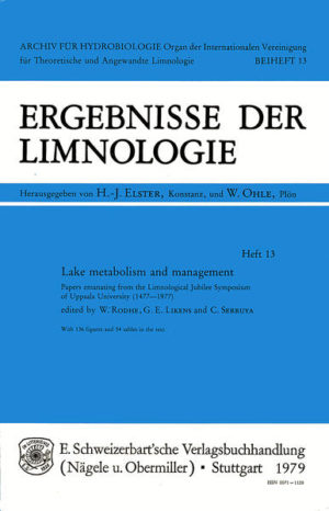 Honighäuschen (Bonn) - This volume represents papers from the Limnological Jubilee Symposium of Uppsala University in 1977. Limnology is the part of ecology that deals with the structure and functions of inland waters, including their responses to human activities. Theoretical aspects of lake metabolism and practical considerations of lake management are intimately connected.