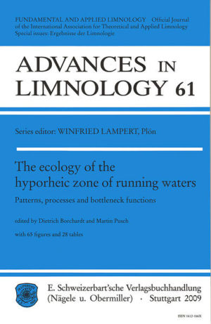 Honighäuschen (Bonn) - Volume 61 of Advances in Limnology contains 12 peer reviewed, original papers focusing on the hyporheic zone of running waters (the transient zone in fluvial sediments between ground water and surface water). The papers of this special issue address new studies carried out in the River Lahn (Germany), a right-bank tributary in the middle reach of the River Rhine. The studies were conducted in order The papers address students and scientists at universities and research institutions, managers of aquatic ecosystems and watersheds.