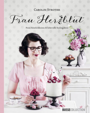 Die Bloggerin Carolin Strothe alias "Frau Herzblut" präsentiert in ihrem ersten Back- und Kochbuch 7 fantasievoll gestaltete Genuss-Themenwelten mit vielen süßen, herzhaften und vegetarischen Köstlichkeiten und einem Hauch Vintage-Charme. Beginnend im "süßen Paris", führt das Buch u.a. von der Teaparty des verrückten Hutmachers aus "Alice im Wunderland" zu einer 1950er-Hawaii-Party und einem Vintage Picknick im Grünen. Dazu passende Rezeptideen wie Crème brûlée Torte, Brombeer Cupcakes, Exotic-Veggie-Burger, Antipasti-Schnitte Deluxe und Ingwerbier sind nicht nur eine wahre Gaumenfreude, sondern auch ein ästhetischer Hochgenuss. Ein feines, kleines Fest der Sinne!