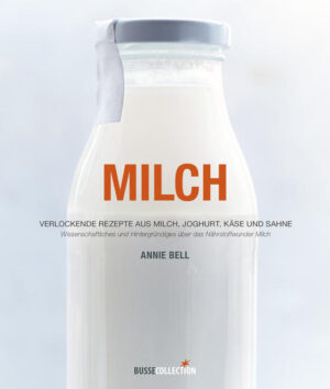 Wissenschaftliches und Hintergründiges über das Nährstoffwunder Milch MILCH ist ein ästhetisch wie inhaltlich überzeugendes Plädoyer für das Produkt Milch, seine vielfältigen Erscheinungsformen und die ungeheure Bedeutung der individuellen Qualität dieses nährreichen, köstlichen und - ja, gesunden Lebensmittels. In prägnanten Bildern führt die Ernährungswissenschaftlerin Annie Bell durch den für sie idealen Lebensraum der Kühe, erläutert fundiert die Vorzüge der Milch sowie die Parameter, von denen die Qualität maßgeblich bestimmt wird, um anschließend durch ein verlockendes Portfolio ungewöhnlicher, neuartig inszenierter Rezepte rund um die Milch zu führen. MILCH - erhellend, wunderschön, köstlich!