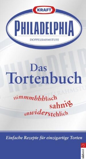 Köstliche Torten und Kuchen – die besten Rezepte aus der KRAFT-Ideen-Küche Einfacher geht Torten 'backen' nicht: aus Keksen Brösel machen, PHILADELPHIA mit den Zutaten verrühren, in die Form füllen und ab in den Kühlschrank Klassisch und innovativ – die Mischung bietet für jeden Anlass das richtige Tortenhighlight Mit Extrakapitel: Kuchenhits für die Kinderparty