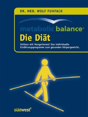 Schluss mit Hungerkuren! Der individuelle Weg zum gesunden Körpergewicht Jeder zweite Deutsche ist zu dick - das aktuelle Ergebnis der Ernährungswissenschaftler. metabolic balance® ist das erste Ernährungsprogramm, das die ganz persönlichen Bedürfnisse und die individuelle Stoffwechsellage jedes Patienten berücksichtigt. Basis dafür ist eine Blutuntersuchung, die jeder Hausarzt durchführen kann. Basierend auf den aktuellen Laborwerten bekommt jeder Patient einen speziell für ihn zusammen gestellten Speiseplan. Bevorzugt werden Lebensmittel mit einem niedrigen glykämischen Index. Der Patient erhält einen Mahlzeitenplan und füllt dieses Gerüst mit seinen persönlichen empfehlenswerten Nahrungsmitteln aus. Innerhalb kurzer Zeit kommt der Stoffwechsel wieder ins Gleichgewicht. Die Patienten regulieren ihr Körpergewicht ohne zu hungern und die Fettstoffwechselwerte verbessern sich. Auch Diabetiker können ihre Medikamenteneinnahme reduzieren oder sogar auslassen und Allergiebeschwerden werden erheblich gelindert. • Die erste Diät, die die individuelle Stoffwechsellage berücksichtigt • Das Ernährungsprogramm zur ganzheitlichen Gewichtsregulierung und Gesundheitsförderung • Rasche und vor allem dauerhafte Abnehmerfolge - ohne zu hungern