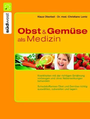 Die Sonderausgabe des Standardwerks Der Bestseller "Obst und Gemüse als Medizin" beschreibt, wie man die Heilungskräfte in unseren Nahrungsmitteln wirksam nutzen kann. Obst und Gemüse enthalten alle wichtigen heilenden und aktiven Biostoffe für eine dauerhafte Gesundheit und ein starkes Immunsystem. Durch eine vielseitige und ausgewogene Ernährung können viele akute und chronische Krankheiten vermieden oder gelindert werden. Das umfassende Standardwerk beschreibt die gesündesten Obst- und Gemüsesorten mit ihren wertvollen Inhaltsstoffen und ihrem Potenzial für die Gesundheit. In einem zweiten Teil werden die wichtigsten Beschwerden genannt und es wird erklärt, wie durch die richtige Wahl und Menge von Obst und Gemüse viele Leiden gelindert werden können. Klaus Oberbeil machte sich einen Namen als Medizinjournalist und Fachautor für Gesundheits- und Ernährungsthemen und ist bekannt aus Fernsehen, Hörfunk und den Printmedien. Er ist Spezialist für Molekularbiologie und Genforschung.