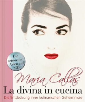 Ein göttlicher Genuss - die Callas für alle Sinne Maria Callas ist die nach wie vor die unvergessene Königin der Oper. Dieses edle Kult-Kochbuch zeigt die 'Göttliche' von einer ganz unbekannten Seite: nämlich ihre Liebe zum Kochen und ihre Leidenschaft für gutes Essen. In einem vor einiger Zeit gefundenen Koffer entdeckte man die von ihr oder ihrem Butler notierten Lieblingsrezepte und die Kochbücher, die sie gesammelt hat. Dieser Fundus an reizvollen Gerichten - den kulinarischen Highlights der fünfziger Jahre - ist nun in diesem prachtvoll ausgestatteten Buch für alle Fans und Freunde guter Küche und der Callas aufbereitet worden. Die vielen bisher unveröffentlichten Bilder von ihren Auftritten, aus dem privaten Umfeld oder als Star der High Society, und die beigefügte 70-minütige CD mit den schönsten von der Callas gesungenen Arien machen das Buch zu einem außergewöhnlichen und verschenkenswerten Gesamtkunstwerk.