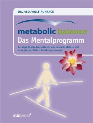 Weil Abnehmen im Kopf beginnt Seit vor sechs Jahren die metabolic balance®-Erfolgsgeschichte begann, profitieren inzwischen mehr als 100.000 Menschen von dem neuen Ernährungskonzept. Mit diesem aktuellen Ratgeber wird erstmals die psychische Ebene des genialen und zugleich einfachen ganzheitlichen Ernährungskonzepts bedient. Diese dritte Säule ist das entscheidende Instrument, um mentale Barrieren und eingefahrene Verhaltensmuster aufzubrechen.