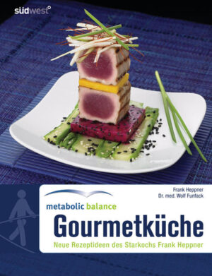 Meisterkoch liebt metabolic balance® Das neue Kochbuch für alle Feinschmecker, die auch beim Abnehmen genießen wollen. Weil der renommierte Münchner Koch und begeisterte metabolic balance®-Fan Frank Heppner von der Methode so überzeugt und begeistert ist, hat er spezielle Rezepte dafür entwickelt, die Gourmets bestimmt überzeugen. Mit seinen professionellen Tipps sorgt er dafür, dass jedes Gericht gelingt - und natürlich wunderbar schmeckt. Ein Kochbuch, das den Weg zum individuellen Wohlfühlgewicht ganz leicht macht. Mit zahlreichen appetitanregenden Foodfotos und hochwertiger Ausstattung mit Schutzumschlag Der Ernährungsmediziner Dr. med. Wolf Funfack bietet mit seinem Stoffwechselprogramm metabolic balance® ein Konzept, das gleichermaßen einfach, genial und wirksam ist. Er konnte inzwischen mehr als 100.000 Menschen überzeugen und begeistern, weil das Abnehmen nach dieser Methode so gut funktioniert.