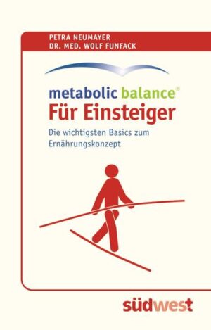 Für alle, die sich schnell informieren wollen Immer mehr Menschen erkennen als Ursache für Unwohlsein oder Übergewicht ein Ungleichgewicht ihres Stoffwechsels. Die Ernährungsumstellung nach metabolic balance® führt zu einem Ausgleich. Das Programm bietet einfache Ernährungsregeln, durch die eine natürliche und gesunde Insulinausschüttung ermöglicht wird. Der Hormonhaushalt wird gestärkt und reguliert den Stoffwechsel. Mit diesem kompakten Einführungswerk erhalten Sie einen anschaulichen und verständlichen Einstieg in das metabolic balance-Programm®. Komplexe Zusammenhänge werden genau erklärt und konkrete Tipps und praktische Anleitungen gegeben für den Umgang mit dem metabolic balance®-Stoffwechselprogramm.