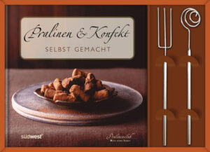 Neues aus dem Pralinenhimmel Nach dem Bestseller "Feinste Pralinen selbst gemacht" bringt Südwest zusammen mit dem Pralinenclub® und den besten Chocolatiers der Republik ein weiteres, edles Pralinen-Set. Es enthält ein Rezeptbuch für lauter neue kleine Kreationen sowie zwei hochwertige Gabeln, die für die Herstellung der Pralinés unerlässlich sind.