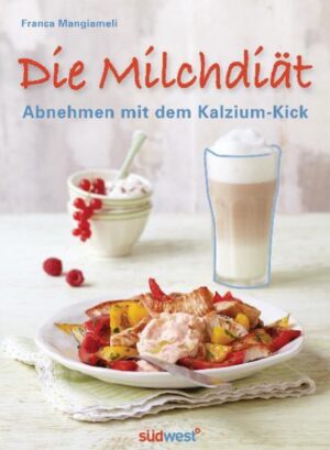 Diese neue Diätformel hat’s in sich: Die Milch sorgt für Erfolg Milchkalzium hemmt Fettaufbau und -speicherung, aktiviert den Stoffwechsel und verringert die Fettaufnahme. Mit der Milchdiät kann man deutlich mehr abnehmen als bei einer Standarddiät, verliert dabei speziell Bauchfett, behält aber seine Muskeln. Viel Eiweiß, Gemüse und Obst sind die Grundbausteine, kombiniert mit Extraportionen Milch. Verführerische Rezepte erleichtern das Durchhalten. Übrigens: Die Milchdiät funktioniert auch bei Laktoseintoleranz, da es laktosefreie Produkte im Handel gibt, die genauso viel Kalzium enthalten wie normale Milchprodukte.