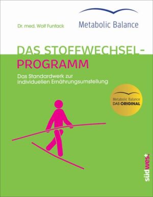 Das Grundlagenwerk zum Erfolgsprogramm Metabolic Balance® Dieses umfassende Grundlagenwerk zu dem Erfolgsprogramm Metabolic Balance® enthält detailreiches, leicht verständliches Hintergrundwissen zu den Themen Ernährung, Verdauung und Gesundheit und viele praktische Ideen, die bei der Ernährungsumstellung helfen. Der Erfinder des Programms, Dr. med. Wolf Funfack, geht insbesondere auf die positiven und nachhaltigen Wirkungen ein, die Metabolic Balance® bei Erkrankungen wie erhöhte Blutfettwerte, Rheuma, Gicht, Allergien und insbesondere bei Diabetes mellitus hat.