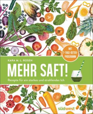 Trinken Sie auf Ihre Gesundheit! Schlaffe Haut? Schlafprobleme? Keinen Schwung mehr? Dann ist es Zeit für eine Tiefenreinigung und für einen Neustart, um Ihrem Körper frische Kraft und Energie zu schenken! Die 50 leckeren und gesunden Saftrezepte, die Kara Rosen für Sie zusammengestellt hat, bieten Ihnen eine köstliche Starthilfe, denn sie sind voller sekundärer Pflanzenstoffe, Vitamine, Antioxidantien und Mineralstoffe. Ob Sie einfach nur ab und an einen der nahrhaften Säfte genießen oder sich gleich für die Sieben-Tage-Detox-Kur entscheiden, in diesem Buch finden Sie das Know-how für ein starkes und strahlendes Ich.