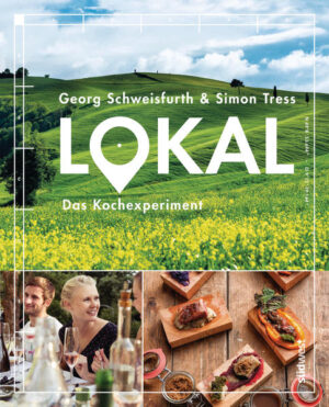 Zwei Freunde. Elf Reisen. Ein Kochbuch. Vor knapp 15 Jahren war es noch ganz normal, Obst, Gemüse, Getreide, Milch oder Fleisch aus der eigenen Region zu beziehen. Doch über die Jahre hat sich die Bezeichnung und auch der wahre Ursprung der Regionalität verfälscht und kommerzialisiert. Georg Schweisfurth und Simon Tress machen sich daher auf die Suche nach dem echten = lokalen Geschmack. Lokal bedeutet für die beiden: Bezug von Lebensmitteln, die maximal 15 Kilometer um den eigenen Lebensmittelpunkt herum produziert werden. Dafür reisen sie an elf ganz unterschiedliche Orte in Deutschland, Österreich, Südtirol und der Schweiz. Doch gut informiert losfahren, vielleicht noch vollbepackt mit Lebensmitteln, wäre Georg Schweisfurth und Simon Tress zu einfach. Deshalb stellen sie sich einer Challenge: Übers Internet kann sich jeder, der Lust hat, mit seinem Ort für eine der Reisen bewerben. Sobald ein Reiseziel live im Internet ausgelost wurde, machen sich die beiden Autoren auf den Weg. Angekommen müssen sie mit allem, was sie im Umkreis von 15 Kilometern vorfinden, etwas Schmackhaftes kreieren. Das einzige Produkt, das die beiden immer bei sich haben, ist ein Sack guten Salzes. Nach dem Kochen werden die Speisen mit Gästen an einer langen Tafel genossen. Aus den Rezepten, den Interviews mit Menschen, die Wert auf gute und nach ökologischen Grundsätzen hergestellte Lebensmittel legen, und packenden Fotos ist ein einzigartiges Lesekochbuch entstanden - das zeigt, welche kulinarischen Möglichkeiten sich schon in allernächster Nähe auftun. Es braucht kein Flugobst aus Neuseeland, noch nicht einmal Tomaten aus Italien, wenn wir das wahre „Regional” wieder zu schätzen lernen: das Lokale.