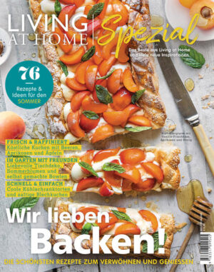 Wir lieben Backen! Die schönsten Rezepte zum verwöhnen und Geniessen. In diesem Heft gibt es 76 Rezepte und Ideen für den Sommer! -Frisch und raffiniert - köstliche Kuchen mit Beeren, Aprikosen und Äpfeln -Im Garten mit Freunden - liebevolle Tischdeko, Sommerblumen und selbst gemachte Bowlen -Schnell und einfach - coole Kühlschranktorten und saftige Blechkuchen Ausstattung: mit zahlreichen Farbfotos