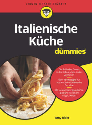 Träumen Sie auch manchmal davon, in der warmen Sonne Italiens zu sitzen, ein Glas Wein in der Hand und ein leckeres Essen genießend, natürlich frisch gekocht von einer italienischen Nonna? Amy Riolo bringt Ihnen dieses Gefühl direkt in die eigene Küche. Dabei reiht sie nicht einfach nur Rezepte aneinander: Sie lernen auch, was italienische Küche wirklich ausmacht, welche Zutaten typisch italienisch sind, was Sie immer im Vorratsschrank haben sollten und welcher Wein wann der richtige ist. Egal ob Klassiker wie Tomatensauce, selbstgemachte Pasta, Focaccia und Biscotti oder fortgeschrittene Rezepte wie gegrillter Schwertfisch, Risotto Milanese oder Ente in Rotweinsauce - für jeden ist das Richtige dabei.