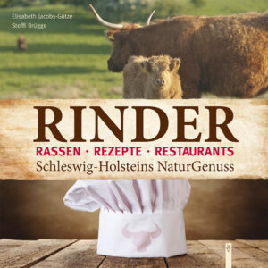 So werden Gourmets, Naturfreunde und Kulturliebhaber im Handumdrehen zu Naturschützern: Schleswig-Holsteins Avantgarde der Köche und das NaturGenuss-Festival der Stiftung Naturschutz Schleswig-Holstein haben die Schottischen Hochlandrinder, Galloways und rückgezüchtete Auerochsen für Ihre Küche wiederentdeckt und zaubern Köstliches auf die Teller. Regional und saisonal - von Kopf bis Schwanz und in vielen leckeren Rezepten. Die Robustrinderrassen werden in Schleswig-Holstein als bodenfreundliche Landschaftspfleger auf Naturschutzflächen eingesetzt und folgen damit einer langen Tradition der Rinderhaltung im Land. Wie wichtig das Rind für Schleswig-Holstein war und ist, davon zeugen unter anderem der Husumer Viehmarkt, die Schlachterschrangen in Flensburg, die Grasochsen der Marschweiden und nicht zuletzt der historische Ochsenweg, der überall in Wegverläufen und Straßennamen seine Spuren hinterließ. Unterhaltsame Geschichten, viele Informationen, schmackhafte Menüs und Tipps für Restaurants und Ausflugsziele im Land - das alles findet sich im neuen Genussbuch.