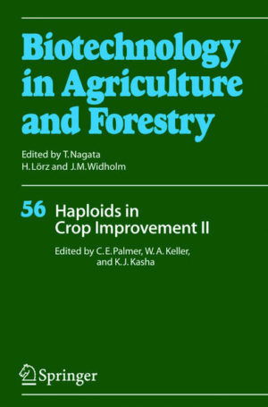 Honighäuschen (Bonn) - Doubled haploid technology is an important tool for plant breeding. It allows for significant time reduction in the achievement of homozygous breeding lines of value in crop improvement. This volume provides an excellent overview of haploid induction and the application of doubled haploids. The authors emphasize advances made in the understanding of microspore embryogenesis, but treat also advances in gynogenesis and the manipulation of parthenogenetic haploid development. The text contains a thorough discussion of the application of haploidy to the improvement of a number of species from various families, including Brassicaceae, Poaceae, and Solanaceae. The various methods applicable to these species are described in detail. Each chapter contains critical evaluation of the scientific literature and an extensive list of references. This volume is ideally suited for plant breeders, geneticists, and plant cell biologists.