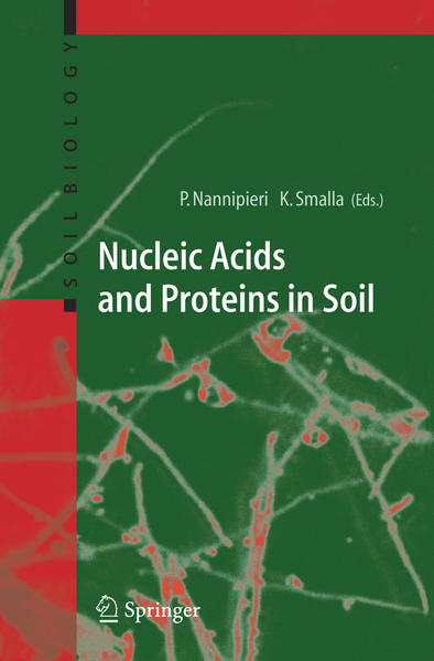 Honighäuschen (Bonn) - With millions of different bacterial species living in soil, the microbial community is extremely complex, varying at very small scales. Microbe-driven functions are essential for most processes in soil. Thus, a better understanding of this microbial diversity will be invaluable for the management of the various soil functions. Nucleic Acids and Proteins in Soil combines traditional approaches in soil microbiology and biochemistry with the latest techniques in molecular microbial ecology. Included are methods to analyse the presence and importance of nucleic acids and proteins both inside and outside microbial cells, the horizontal gene transfer which drives bacterial diversity, as well as soil proteomes. Further chapters describe techniques such as PCR, fingerprinting, the challenging use of gene arrays for structural and functional analysis, stable isotope probing to identify in situ metabolic functions, and the use of marker and reporter genes in soil microbial ecology.