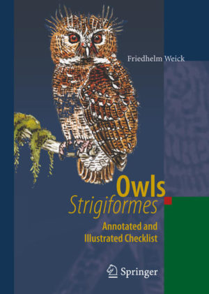Honighäuschen (Bonn) - This is the first systematic owl checklist for over 50 years to include subspecies and synonyms. The book provides information on the type, locality, habitat and distribution of 220 owl species and 539 taxa, as well as the location of museum collections of skins and mounted specimens, and references to owl illustrations. In addition to scientific names, the common names of each species in English, German, French and Spanish are listed. The checklist is complemented by many beautiful owl drawings and by watercolours illustrating owl species that have been newly described or rediscovered within the last 20 years.