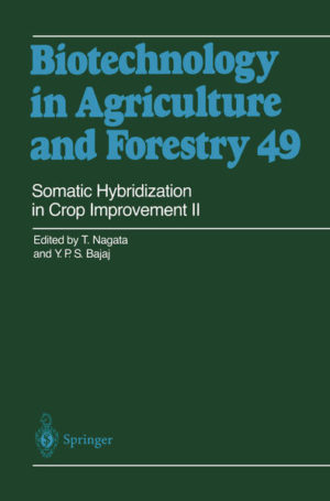 Honighäuschen (Bonn) - This richly illustrated volume describes how somatic hybrids can contribute to the improvement of crops. It comprises 24 chapters dealing with interspecific and intergeneric somatic hybridization and cybridization, providing valuable tools for plant breeders.