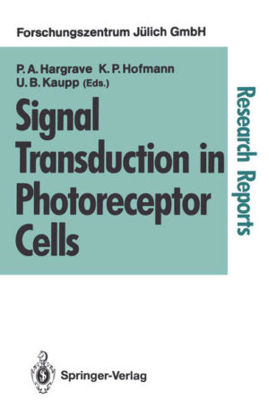 Honighäuschen (Bonn) - This book deals with the mechanism of signal transduction in vertebrate and invertebrate photoreceptors. It contains contributions on the structure and function of rhodopsin or other G-coupled receptors, on the regulation of second messengers by enzyme cascade, the role of Ca2+ in light adaptation, control of ionic channels in photoreceptor cells.