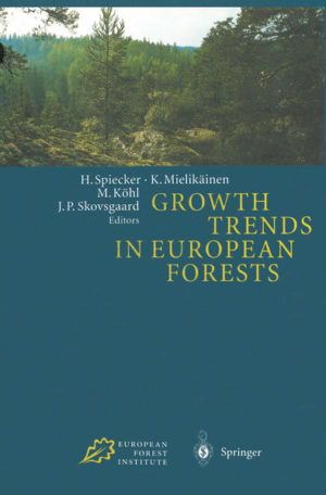 Honighäuschen (Bonn) - The European Forest Institute (EFI) has five Research and Development priority ar eas: forest sustainability, forestry and possible climate change, structural changes in markets for forest products and services, policy analysis, and forest sector informa tion services and research methodology. In the area of forest sustainability our most important activity has been the project "Growth trends of European forests", the re sults of which are presented in this book. The project was started in August 1993 under the leadership of Prof. Dr. Heinrich Spiecker from the University of Freiburg, Germany, and it is one of the first EFI's research projects after its establishment in 1993. The main purpose of the project was to analyse whether site productivity has changed in European forests during the last decades. While several forest growth studies have been published at local, re gional and national levels, this project has aimed at stimulating a joint effort in iden tifying and quantifying possible growth trends and their spatial and temporal extent at the European level. Debate on forest decline and possible climate change, as well as considerations re lated to the long term supply of wood underline the importance of this project, both from environmental and industrial points of view. Knowledge on possible changes in growth trends is vital for the sustainable management of forest ecosystems.
