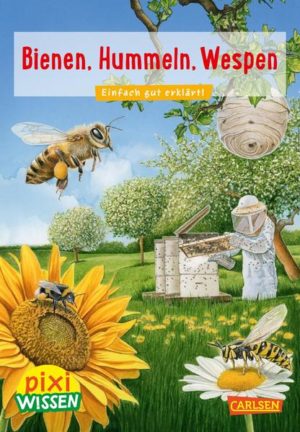 Honighäuschen (Bonn) - Bienen, Hummeln, Wespen - einfach gut erklärt! Von Honigbienen und Erdhummeln, Königinnen und Insektenhotels. In diesem kleinen, starken Sachbuch brummt es ... Pixi Wissen bringt Sachthemen auf den Punkt. Fachleute und Pädagogen prüfen jeden Band. Pixi Wissen - zum Sammeln, zum Mitnehmen, zum Lernen.