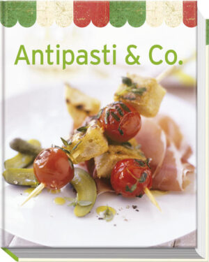 Antipasti passen immer! - Rund 100 italienische Vorspeisen zaubern Urlaubsstimmung auf den Tisch - Leicht verständliche Schritt-für-Schritt-Anleitungen und brillante Farbfotos zu jedem Rezept - Klassiker und regionale Spezialitäten für den besonderen Kick auf jedem Büffet Wer liebt sie nicht, die kleinen Appetizer, die den Magen öffnen und Lust auf mehr machen? Aus Italien sind sie besonders frisch und lecker. Ob traditionell mit Gemüse, Fisch oder Fleisch, als klassischer primo piatto mit Pasta, Risotto, Suppe oder modern in Form von Terrinen, Omelett, Frittata oder Mousse: Antipasti & Co. passen immer und sind oft so lecker, dass der eigentliche Hauptgang in Vergessenheit gerät. Freuen Sie sich auf gefüllte Zucchiniblüten, Basilikumsalat mit Zuckerschoten, Ricotta-Gnocchi, Krabbencocktail, Roastbeef mit zweierlei Saucen und vieles mehr.