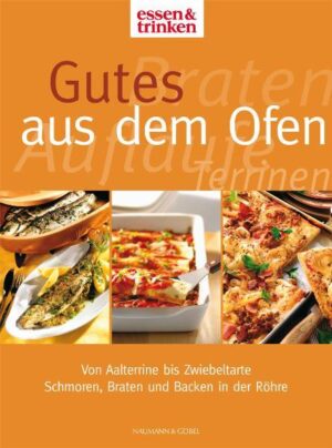 Gerichte aus dem Ofen sind bei jedermann beliebt. Denn sie sind nicht nur lecker und abwechslungsreich, sondern auch wunderbar leicht vorzubereiten. So können Sie sich ganz Ihrer Familie oder Ihren Gästen widmen, während Köstliches im Ofen gart. Egal ob geschmort, gebraten oder gebacken, „Gutes aus dem Ofen“ bietet ein breites Spektrum an Speisen für jedermanns Geschmack. Hier finden Sie Rezepte für Braten, Aufläufe und Gratins, Suppen und Eintöpfe, Gemüsegerichte, Mehl und Eierspeisen, pikante Kuchen, Snacks und Süßes. Bekannte Lieblingsgerichte werden raffiniert variiert wie z. B. Spinat-Kartoffel-Gratin, povenzalischer Nudelauflauf oder Erdbeer-Pizza. Und die Bandbreite der Gerichte reicht vom rustikalen Schmorbraten in Biersauce bis hin zur edlen Aal-Zander Terrine. Viele Farbfotos und Erklärungen sorgen dafür, dass alle Gerichte spielend leicht gelingen.