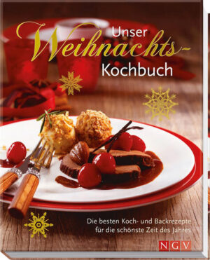 Süßer die Glocken nie klingen! Die Weihnachtszeit ist die schönste Zeit des Jahres. Mit der Familie und guten Freunden gesellig beisammensitzen, dabei Glühwein trinken und Plätzchen naschen oder sich aufs ausgedehnte Essen freuen – die kulinarischen Freuden gehören untrennbar mit Weihnachten zusammen. Ob gefüllte Lachsröllchen, Brasse im Salzmantel, Wildgulasch mit Spätzle, Würstchen mit Kartoffelsalat oder Zimteis mit Punschpflaumen – dieses Kochbuch bietet Vorspeisen, Festtagsgerichte und Desserts für den Familienbesuch genauso wie einfache, originelle Gerichte für Heiligabend. Verlockende Plätzchen und Leckereien für die Kaffeetafel runden den Band ab. Das Extra: Viele Tipps und die ausführliche Einleitung präsentieren fantasievolle Deko-Ideen und Vorschläge für die reibungslose Festtagsvorbereitung. So steht fröhlichen und entspannten Feiertagen nichts mehr im Wege.