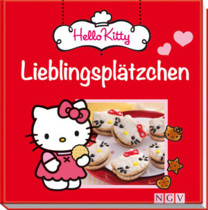 Auf die Plätzchen, fertig, los! - Hello Kitty – die Toplizenz seit Jahrzehnten weltweit mit riesigem Produktangebot - Knusprig, süß und lecker – 26 verlockende Köstlichkeiten und kreative Backideen mit Hello Kitty - Süße Gebäckklassiker und raffinierte Plätzchen-Kreationen für Groß und Klein: von Schoko-Vanille-Kipferl über Mokkaherzen mit Marzipan bis hin zu Erdbeer-Macarons mit Minze - Verführerisch duftende Lieblingsplätzchen, die von Herzen kommen – für jeden Geschmack und für jeden Anlass - Jedes Backezept mit gut verständlicher Anleitung und brillantem Food-Foto - Das ideale Geschenk für kleine und große Hello-Kitty-Fans! Selbstgebackene köstliche Plätzchen und knusprige Kekse sind immer eine ganz besondere Verführung, und mit der süßen Hello Kitty macht das Backen und Genießen noch mehr Spaß! Ob Schoko-Vanille-Kipferl, Erdbeer-Macarons mit Minze, Mokkaherzen mit Marzipan, Himbeer-Whoopies oder Spreewälder Zimtknusperchen – für jeden Geschmack und für jeden Anlass ist das passende Gebäck für Groß und Klein dabei. Backen Sie mit Ihren Kindern, oder lassen Sie sich von den verführerisch duftenden Lieblingsplätzchen von Hello Kitty verwöhnen und überraschen Sie Ihre Freunde und Familie mit knusprigen Köstlichkeiten, die von Herzen kommen.