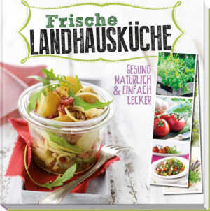 Gutes vom Land Natürlich, saisonal, gesund und einfach lecker - das sind die verführerischen Eigenschaften, mit denen die neue frische Landhausküche kulinarisch begeistert. Genießen Sie mit diesem Buch die köstliche Seite des Landlebens, entdecken Sie die aromatische Vielfalt von frischem Gemüse und feinen Kräutern und lassen Sie sich von den leichten Rezepten immer wieder neu überraschen. Ob Herzhaftes wie Wildkräutersalat mit Ziegenkäse, Wirsing-Päckchen mit Pilzfüllung, Kartoffel-Steinpilz-Tarte und Steakpfanne mit Avocadopüree, Eingemachtes wie Kürbis-Chutney und Aprikosenröster oder verführerische Desserts wie Panna Cotta mit Waldbeeren – in unserem Buch wird mit dem Besten gekocht, was der Landgarten zu bieten hat. Die ausführliche Einleitung liefert Wissenswertes rund um die Hauptdarsteller der Frischeküche Gemüse, Obst, Kräuter & Co. und hält viele wertvolle Küchentipps bereit. - Mehr als 65 frische Rezepte aus den Kochtöpfen der Landfrauen: leichte Sattmachersalate, aromatische Suppen und Eintöpfe, frische Gemüsegerichte, Herzhaftes mit Fleisch oder Fisch, köstliche Geschenke aus der Küche und traumhafte Desserts und Süßspeisen - Jedes Rezept mit brillantem Farbfoto und detaillierter Schritt-für-Schritt-Anleitung - Ausführliche Einleitung mit Tipps zu Einkauf und Lagerung von Obst und Gemüse, kleiner Kräuterkunde und praktischen Saisonkalendern