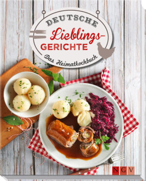 So schmeckt Heimat Wie schmeckt Heimat? Für den einen nach Matjessalat, Stockfisch mit Pellkartoffeln und Roter Grütze, für den anderen nach Reibekuchen, Sauerbraten und Armen Rittern und für den dritten wiederum nach Krautsalat mit Speck, Semmelknödel und Schwarzwälder Kirschtorte. Aber eines haben all diese Gerichte gemein: Sie wecken Erinnerungen an unbeschwerte Kindertage und bringen immer ein wohlig-warmes Gefühl mit auf den Tisch. Doch die regionalen Klassiker der deutschen Küche haben viel mehr zu bieten als nostalgische Andenken, nämlich Vielfalt, Tradition, Kochkunst und einfach guten Geschmack! Für einen zeitgemäßen Genuss haben wir manche Gerichte in diesem Buch ein wenig modernisiert, viele aber auch so belassen, wie sie schon die Oma kochte. Ob Salate, Suppen oder kleine Gerichte, Hauptgerichte mit Fleisch oder Fisch, regionales Gemüse oder leckere Süßspeisen, in diesem Buch finden Sie die schönsten Lieblingsrezepte zwischen Ostsee und Alpen. - Die leckersten Rezepte-Klassiker zwischen Ostsee und Alpen: von Matjessalat und Roter Grütze über Sauerbraten und Arme Ritter bis zu Semmelknödeln und Schwarzwälder Kirschtorte - Salate und Suppen, Hauptgerichte mit Fleisch, Fisch und Gemüse und leckere Süßspeisen voller Kindheitserinnerungen - Jedes Rezept mit brillantem Farbfoto und ausführlicher Schritt-für-Schritt-Anleitung