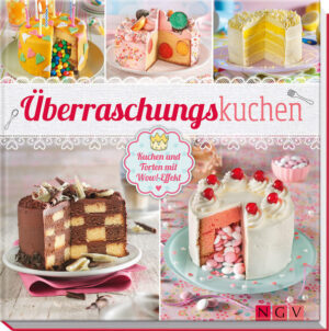 Außen famos - innen fantastisch! - Kuchen und Torten mit überraschendem Innenleben - der Trend auf jedem Kuchenbuffet! - Jedes Rezept mit brillantem Foodfoto, vielen wertvollen Step-Fotos und ausführlicher Schritt-für-Schritt- Anleitung, auch für Anfänger geeignet - Zusätzliches Kapitel: Pikante Überraschungskuchen für herzhaften Genuss - Liebevoll gestaltet und hochwertig ausgestattet - ideal auch als Geschenk Diese Kuchen und Torten haben es in sich - im wahrsten Sinne des Wortes: Aufgeschnitten geben sie Stück für Stück ihr aufregendes Innenleben preis, und das kann sich nicht nur sehen, sondern auch schmecken lassen! Ob ein zarter Nusskuchen mit einer knackigen Füllung aus gebrannten Mandeln, ein Dip-dye-Cake in unterschiedlichen Gelbtönen mit Zitronencreme, ein essbares Meisterwerk in Form eines beeindruckenden Mondrian-Kuchens oder ein beschwipster Geburtstagskuchen, gefüllt mit Gutscheinen - sind diese Überraschungskuchen erst einmal angeschnitten, bekommt jede Kaffeetafelrunde große Augen! Und das Beste: Nicht nur süße Versuchungen können so unwiderstehlich daherkommen, pikante Kuchen müssen diesen in nichts nachstehen. Zusätzlich machen die liebevolle Gestaltung und die schöne Fotografie schon beim Durchblättern Lust aufs Nachbacken.