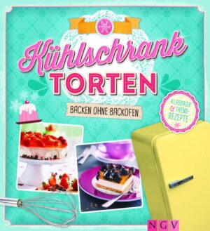 Der Backofen hat Ferien! - Cool und trendy: 44 himmlische Rezepte für Kühlschranktorten - Ob fruchtig, cremig oder schokoladig – ein Hit für alle Naschkatzen und Süßschnäbel - Jedes Rezept mit brillantem Farbfoto und gelingsicherer Schritt-für-Schritt-Anleitung Appetit auf köstliche Kuchen und Torten, aber keine Lust darauf, den Backofen anzustellen? Für die Rezepte in diesem Buch benötigen Sie nur einen funktionierenden Kühlschrank! Ideal für alle, die wenig Zeit haben oder es lieber kühl und frisch mögen: Die knusprigen Tortenböden zaubert man aus den eigenen Lieblingskeksen, Schokolade, Nüssen und vielem mehr, darauf krönen fantasievolle Toppings aus Frischkäse, Früchten, Sahne, Joghurt oder Quark. Ob verführerische Eierlikör-Törtchen, fruchtiger Beerentraum oder herrlich luftige Mousse-au-Chocolat-Wolke – bei der Zubereitung all dieser Köstlichkeiten aus dem Kühlschrank kommen Sie garantiert nicht ins Schwitzen und sorgen für Genuss pur!