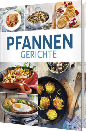 Dieses Kochbuch hat was auf der Pfanne! • Fix und vielseitig: Alle lieben Pfannengerichte! • Rundum gut: Die besten Pfannengerichte mit Fleisch, Fisch, Gemüse und für Naschkatzen • Pfanntastisch lecker: von klassisch bis kreativ - immer ein gelingsicherer Genuss Einfach, fix und vielseitig: Wenn in der Pfanne knusprige Kartoffeln brutzeln, saftige Koteletts braten oder frische Gemüsegerichte gerührt werden, läuft jedem das Wasser im Mund zusammen. Ob fürs schnelle Abendessen oder für den besonderen Anlass, ob gebraten, gedünstet oder geschmort: Pfannengerichte sind immer ein gelingsicherer Genuss. Freuen Sie sich auf Tortillapfanne mit Chorizo, Kartoffel-Fisch-Pfanne, Couscouspfanne oder Kaiserschmarrn mit Zwetschgenkompott: Bei unseren köstlichen Pfannengerichten mit Fleisch, Fisch, Gemüse und für Naschkatzen findet jeder sein neues Lieblingsrezept. Also: Auf die Plätze, fertig, losgebrutzelt!