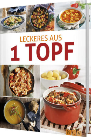 Für Topfgucker! • 1 Topf und fertig! Über 45 Lecker-Rezepte für jeden Tag • Hier kommt das One Pot Wonder! Alles in nur 1 Topf gekocht • Tschüss Geschirr- und Abwaschchaos! So entspannt kann gut kochen sein Küchenglück in 1 Topf Das schmeckt allen! Schnell und einfach zubereitete Gerichte sollen ungesund sein? Von wegen! Die neue One-Pot-Küche, bei der alles fix und fertig in nur 1 Topf gekocht wird, ist gesund, lecker und genial zugleich! Dieses Kochbuch zeigt Ihnen, wie Sie ab heute kochen, wenn’s fix gehen, aber trotzdem gut schmecken soll! Die Materialschlacht in der Küche, bei der jede Menge Töpfe, Pfannen und Schüsseln benutzt werden, ist nun vorbei, jetzt brauchen Sie für Suppen, Eintöpfe, Hauptgerichte mit Fleisch und Fisch, für vegetarische Gerichte und Desserts nur noch Ihren (Lieblings-)Kochtopf. Unsere über 45 abwechslungsreichen Rezeptideen sind im Handumdrehen zubereitet und sparen hinterher viel Zeit beim Abwasch. Genießen Sie eine sättigende Mangoldsuppe, provenzalischen Cabanossi-Eintopf, Hühnerfrikassee, Chili con carne, Lachsragout, Risotto Milanese und Reiscurry mit Gemüse. Und in süßen Momenten fruchtigen Kokosmilchreis und Apfel-Preiselbeer-Couscous. So geht kreatives Kochen heute!