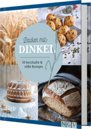 Natürlich Backen mit Dinkel -50 herzhafte & süße Rezepte Leckere Ideen für Brote, Brötchen, Kuchen und Gebäck -Urgetreide im Trend Dinkel ist inzwischen das beliebteste Getreide zum Brotbacken -Kerngesund Dinkel bringt viele Vitamine und Mineralstoffe mit und fördert die Verdauung -Einfach für jeden Viele Tipps & Tricks rund um die Verwendung von Dinkelmehlen und rund ums Brotbacken Urgetreide voll modern! Backen mit Dinkel ist beliebter den je. Der Trend zu mehr Nachhaltigkeit, gesünderer Ernährung und heimischen Produkten, hat Dinkel-Produkten in den letzten Jahren einen großen Aufschwung beschert. Vor allem beim Brotbacken läuft Dinkel inzwischen dem Weizen den Rang ab, denn Dinkel gilt als gesünder und bekömmlicher. Durch den geringeren und meist regionalen Anbau des Urgetreides bewahrt sich Dinkel seine Ursprünglichkeit im Gegensatz zur Industrieware Weizen. Dieses Backbuch setzt einen Schwerpunkt bei Rezepten für Brote und Brötchen, bietet aber auch süße Rezepte mit Kuchen, Gebäck, Waffeln & Co. Probieren Sie knuspriges Dinkel-Walnuss-Brot, krosses Knäckebrot oder einen saftigen Rosinenstuten aus Dinkelmehl. Zum Frühstück gibt’s Dinkel-Hörnchen oder Laugenstangen und abends eine leckere Dinkel-Pizza. Auch feine Kuchen mit Schokolade oder Obst, vom Blech oder als Gugelhupf, lassen sich fantastisch mit Dinkelmehl backen. Zu Weihnachten erfreuen Sie sich an leckerem Dinkelstollen und bunten Plätzchen. Lernen Sie die ganze Vielfalt der Dinkel-Backwelt kennen und freuen Sie sich auf 50 herzhafte und süße Rezepte für jede Gelegenheit!