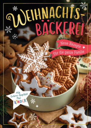 Weihnachts-Backrezepte für die ganze Familie: Mit Kindern backen und genießen • Familienfreundliche Rezepte: Einfache und kindgerechte Backideen für die Weihnachtszeit. • Kreativer Backspaß: Mit zahlreichen Dekorationsideen und lustigen Gestaltungstipps. • Vielfältige Leckereien: Plätzchen, Kuchen, Knabbereienund mehr – für jeden Geschmack etwas dabei. • Fördert Gemeinsamkeit: Perfekt für gemeinsame Backnachmittage und unvergessliche Familienmomente. Tauche ein in die wunderbare Welt der Weihnachtsbäckerei mit unserem Buch "Weihnachts-Backrezepte für die ganze Familie: Mit Kindern backen und genießen"! Dieses Buch ist der ideale Begleiter für die Vorweihnachtszeit und bietet eine bunte Auswahl an leckeren und kindgerechten Rezepten, die sowohl kleine als auch große Naschkatzen begeistern werden. Was dich erwartet: Plätzchenvielfalt: Von klassischen Butterplätzchen und Vanillekipferln bis hin zu kreativen Ausstechplätzchen und bunt verzierten Lebkuchen – hier ist alles dabei, was das Herz begehrt. Kindgerechte Dekoration: Mit zahlreichen Ideen und Tipps, wie Kinder ihre gebackenen Kunstwerke kreativ verzieren können. Ob mit buntem Zuckerguss, Streuseln oder essbarem Glitzer – der Fantasie sind keine Grenzen gesetzt. Backen ohne Stress: Einfache Schritt-für-Schritt-Anleitungen sorgen dafür, dass die kleinen Bäcker problemlos mithelfen können. So wird das gemeinsame Backen zu einem entspannten und freudigen Erlebnis. Dieses Buch lädt dazu ein, die Adventszeit gemeinsam zu genießen und unvergessliche Erinnerungen zu schaffen. Die kindgerechten Rezepte fördern die Kreativität und Selbstständigkeit der kleinen Bäcker, während sie gleichzeitig den besonderen Zauber der Weihnachtszeit erleben. Dieses Buch ist mehr als nur eine Sammlung von Rezepten – es ist eine Einladung, gemeinsam Zeit zu verbringen, den Duft von frisch gebackenen Plätzchen zu genießen und das Strahlen in den Augen der Kinder zu sehen. Ob für den Adventskaffee, den Weihnachtsteller oder als selbstgemachtes Geschenk – die Rezepte in diesem Buch machen die Weihnachtszeit noch schöner. Gemeinsam backen, naschen und genießen – so wird die Weihnachtszeit unvergesslich!