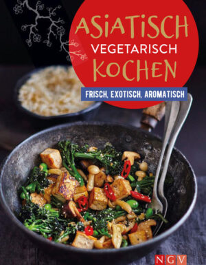 Asiatisch Vegetarisch Kochen: Frische, Exotische & Aromatische Vegane Asia-Küche mit Tollen Rezepten aus China, Japan, Thailand, Vietnam & Indonesien -Asiatisch vegetarisch kochen: Entdecken Sie die Vielfalt der vegetarischen Asia-Küche mit leckeren und gesunden Gerichten für jeden Geschmack. -Exotische Rezepte: Lassen Sie sich von den Geschmäckern der asiatischen Länder inspirieren, wie Indonesien, China, Thailand, Japan und Vietnam vegetarisch. -Aromatisch kochen: Erleben Sie die aromatischen Geschmacksrichtungen der asiatischen Küche mit köstlichen Currys, Nudelpfannen, Frühlingsrollen und mehr. -Veggie Gerichte: Genießen Sie vegane Streetfood, asiatische Nudelpfannen, Mango Sticky Rice und viele weitere köstliche veggie Gerichte für eine abwechslungsreiche Ernährung. -Einfach zubereiten: Mit detaillierten Anleitungen und Farbfotos für jedes Rezept gelingt jedes Gericht im Handumdrehen - so macht Kochen Spaß! Tauche ein in die abwechslungsreiche asiatische Küche und lass dich inspirieren. Mit tollen vegetarischen Gerichten aus China Indonesien Thailand Japan oder Vietnam wird asiatisch vegetarisch kochen zum Erlebnis. Jedes Rezept ist mit einem ansprechenden Farbfoto illustriert und einfach nachzukochen. Schluss mit dem Lieferdienst - diese Rezepte machen Lust aufs Nachkochen! Ob knuspriges Streetfood, köstliche Suppen, schnelle Nudelpfannen, raffinierte Currys, feines Fingerfood oder Süßes zum Schluss - alles kommt frisch und gesund daher und lässt sich ganz einfach zubereiten. Gratis dazu gibt es eine Reise in die Länderküchen Asiens. Indonesische Bratnudeln, chinesische Frühlingsrollen, grünes Thai-Curry, japanisches Tofu-Katsu-Curry oder Mango Sticky Rice: Lass dich von den Fotos inspirieren und finde viele neue Lieblingsgerichte!