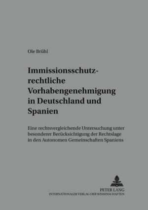 Honighäuschen (Bonn) - Das Anlagengenehmigungsrecht ist seit 30 Jahren großen Veränderungen unterworfen. Die fortschreitende Europäisierung des Verwaltungsrechtes, wie beispielsweise die Umsetzungspflicht der IVU-Richtlinie und damit die Einführung des medialen Ansatzes ins Bundesimissionsschutzgesetz, läßt erwarten, daß sich diese Tendenz noch verstärkt. Unter Berücksichtigung des Verfassungsrechtes wird gezeigt, wie das Vorhabengenehmigungsrecht in Spanien ausgestaltet ist und welche verwaltungsrechtlichen Rechtsinstitute sich entwickelt haben. Dabei wird besonders die quasiförderale Struktur und die damit einhergehende Regelungsvielfalt an Hand von vier ausgewählten Autonomen Gemeinschaften herausgearbeitet. Im Rahmen dieses Strukturvergleiches werden Unterschiede und Gemeinsamkeiten sowie eventuelle Übernahmemöglichkeiten in das deutsche Recht diskutiert.